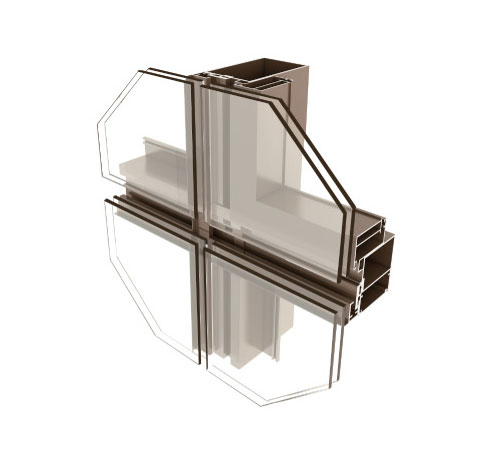 100系列(全隱，橫明豎隱幕墻)